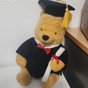 Disney Pooh Graduation Plush
